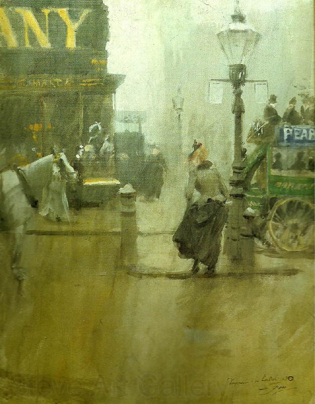 Anders Zorn i mpressions de londres Norge oil painting art
